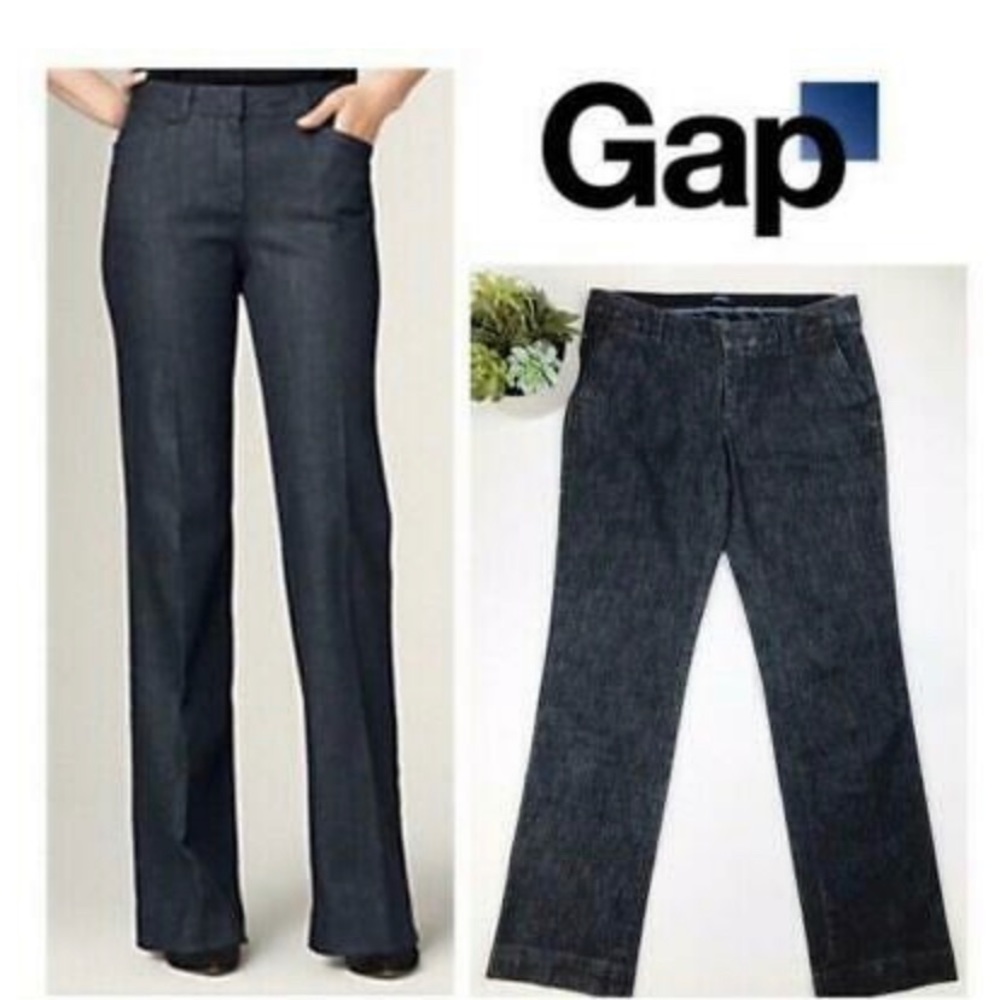 GAP denim Trouser slacks. Size 8
